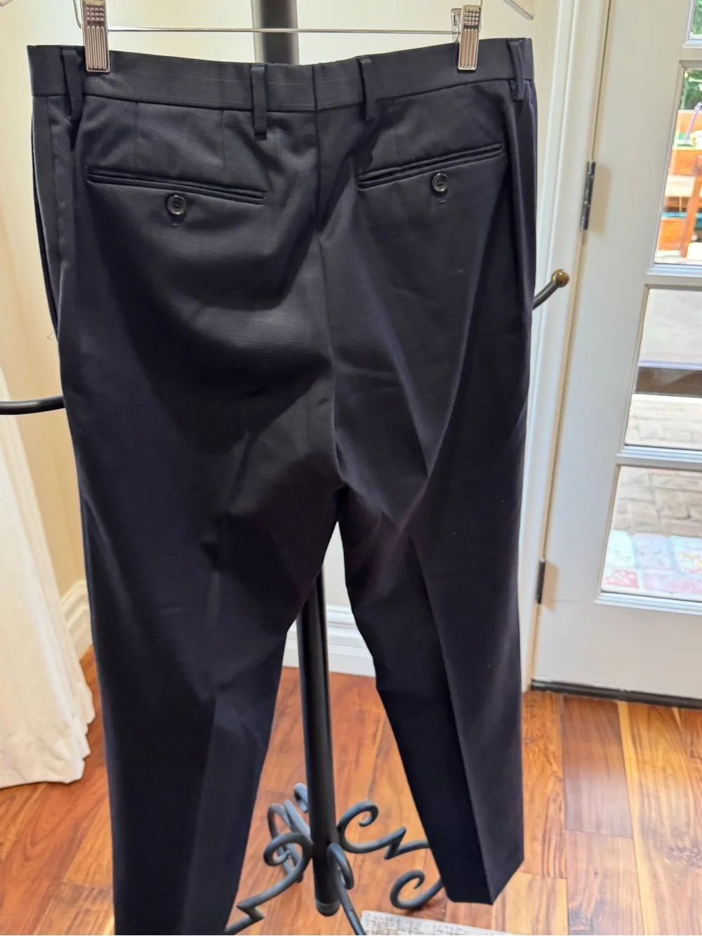 Banana Republic Men Blue Classic Fit Dress Pants Size 33